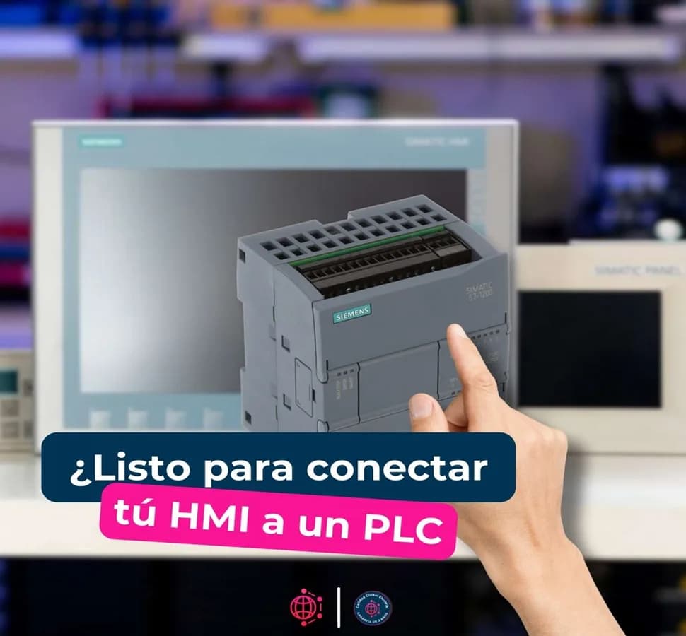 PLC y HMI, conexion y protocolos de comuncacion